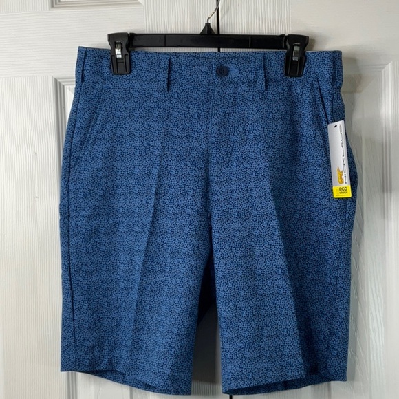 Jack Nicklaus - Golf Shorts Mens 30 Blue 9” Inseam Geometric Leopard Print - Picture 4 of 8